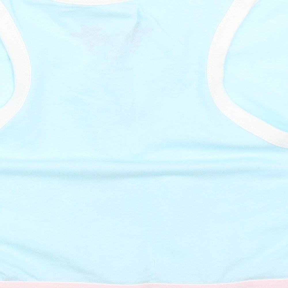 Primark Womens Blue   Cropped Tank Size XL  - unicorn