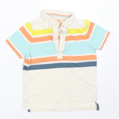 TU Boys Beige   Basic Polo Size 2-3 Years