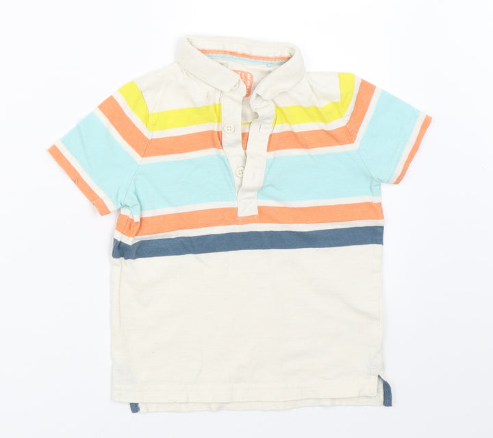 TU Boys Beige   Basic Polo Size 2-3 Years