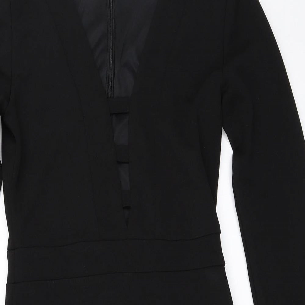 Missguided Womens Black   Bodycon  Size 8