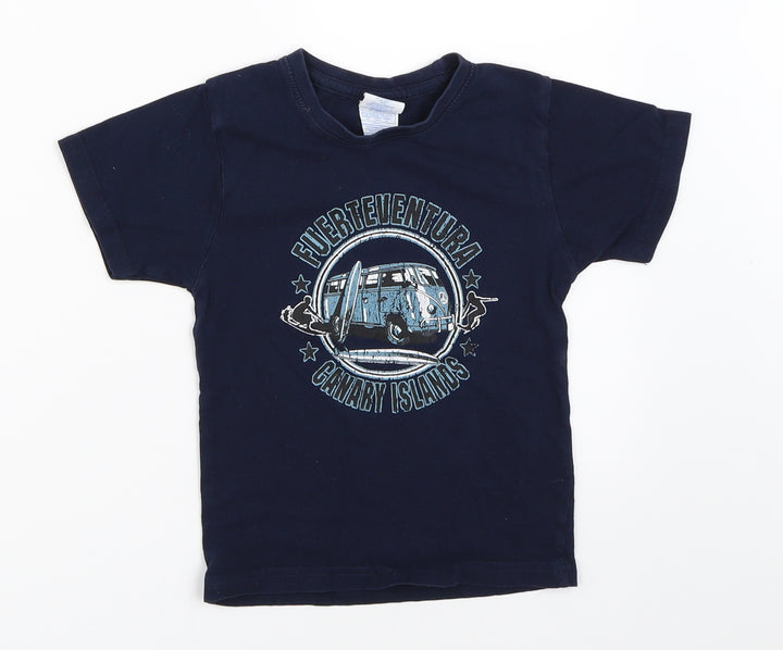 JHK Boys Blue   Basic T-Shirt Size 3-4 Years