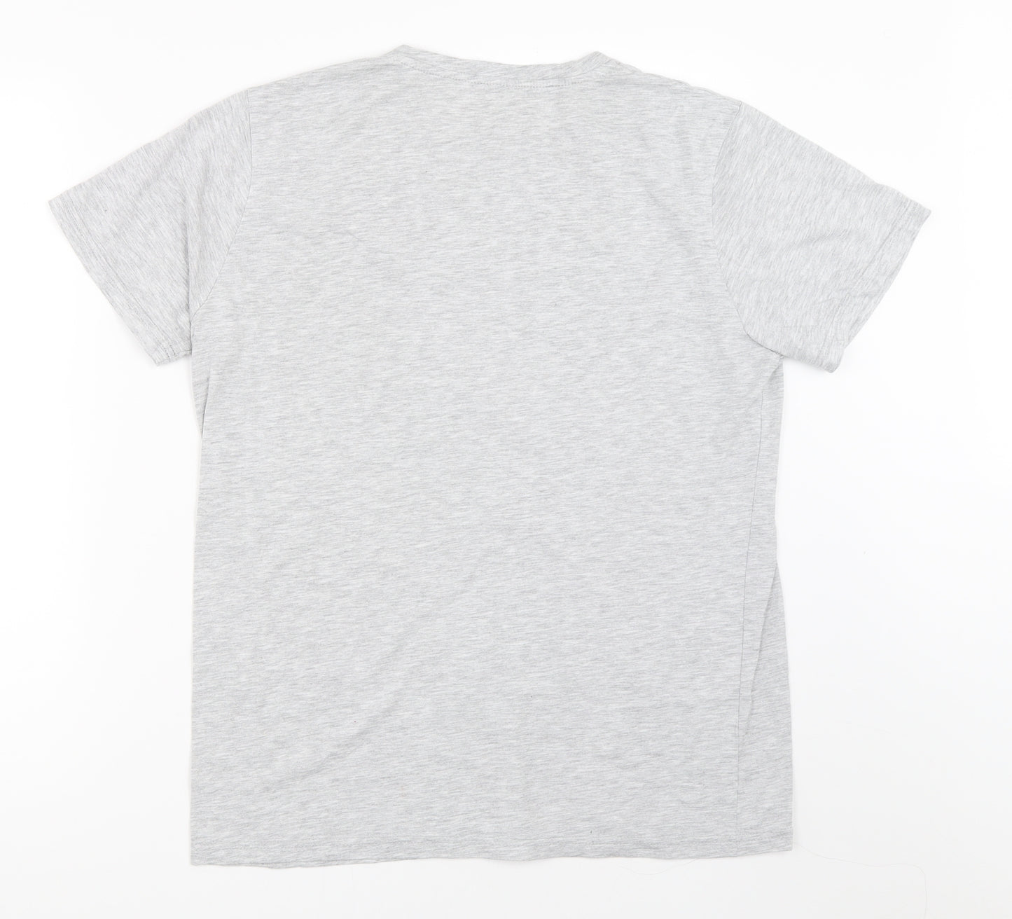 Champion Mens Grey    T-Shirt Size M