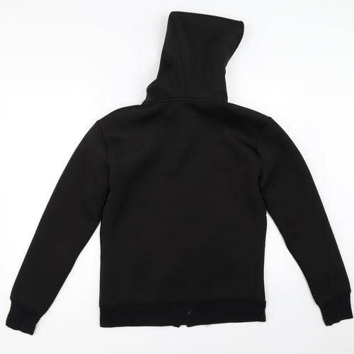 Manier De Voir Mens Black   Full Zip Hoodie Size M