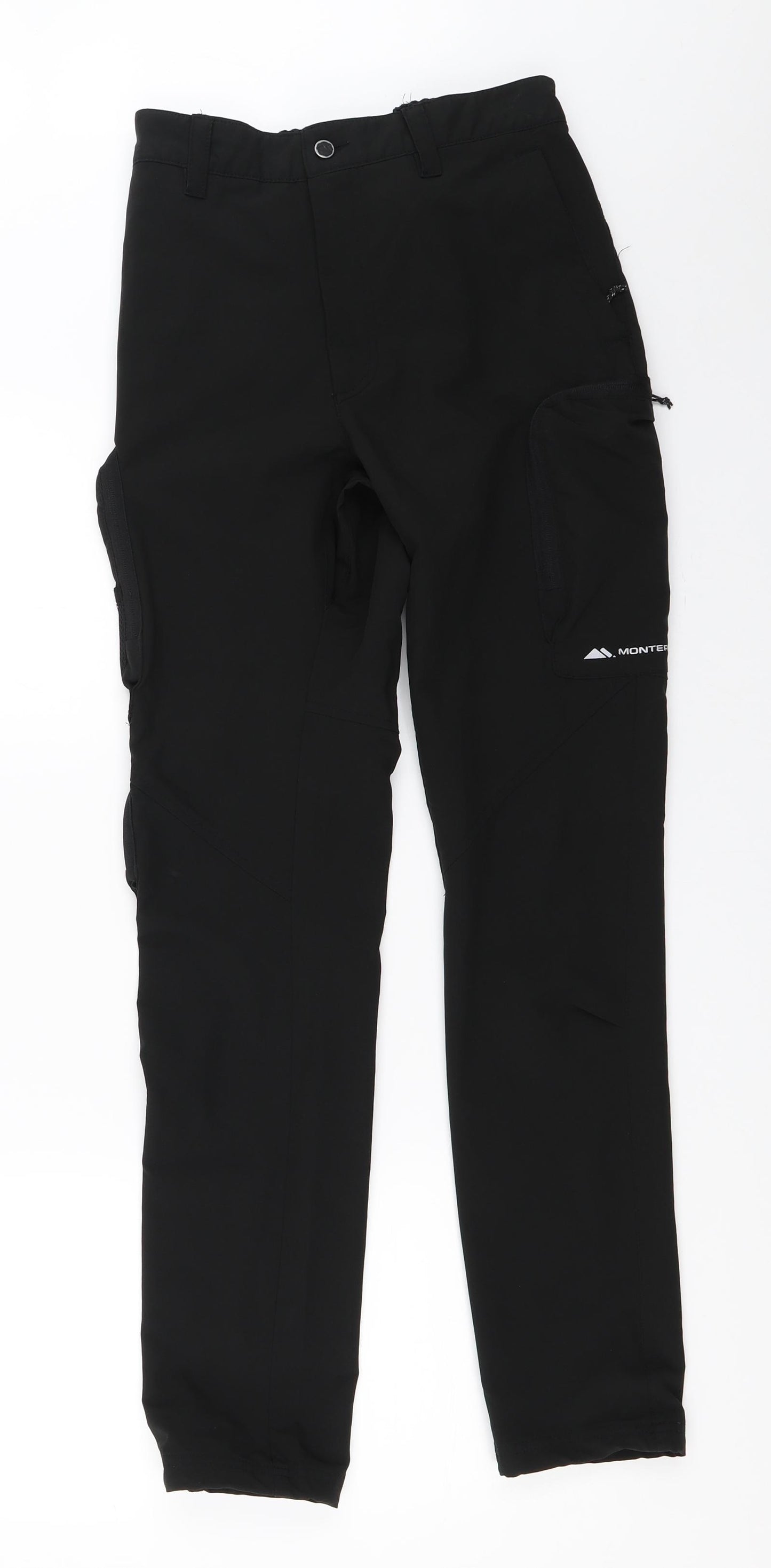 Monterrain Womens Black   Cargo Trousers Size XS L30 in