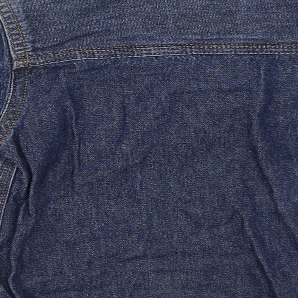 NEXT Boys Blue  Denim Basic Button-Up Size 3-6 Months