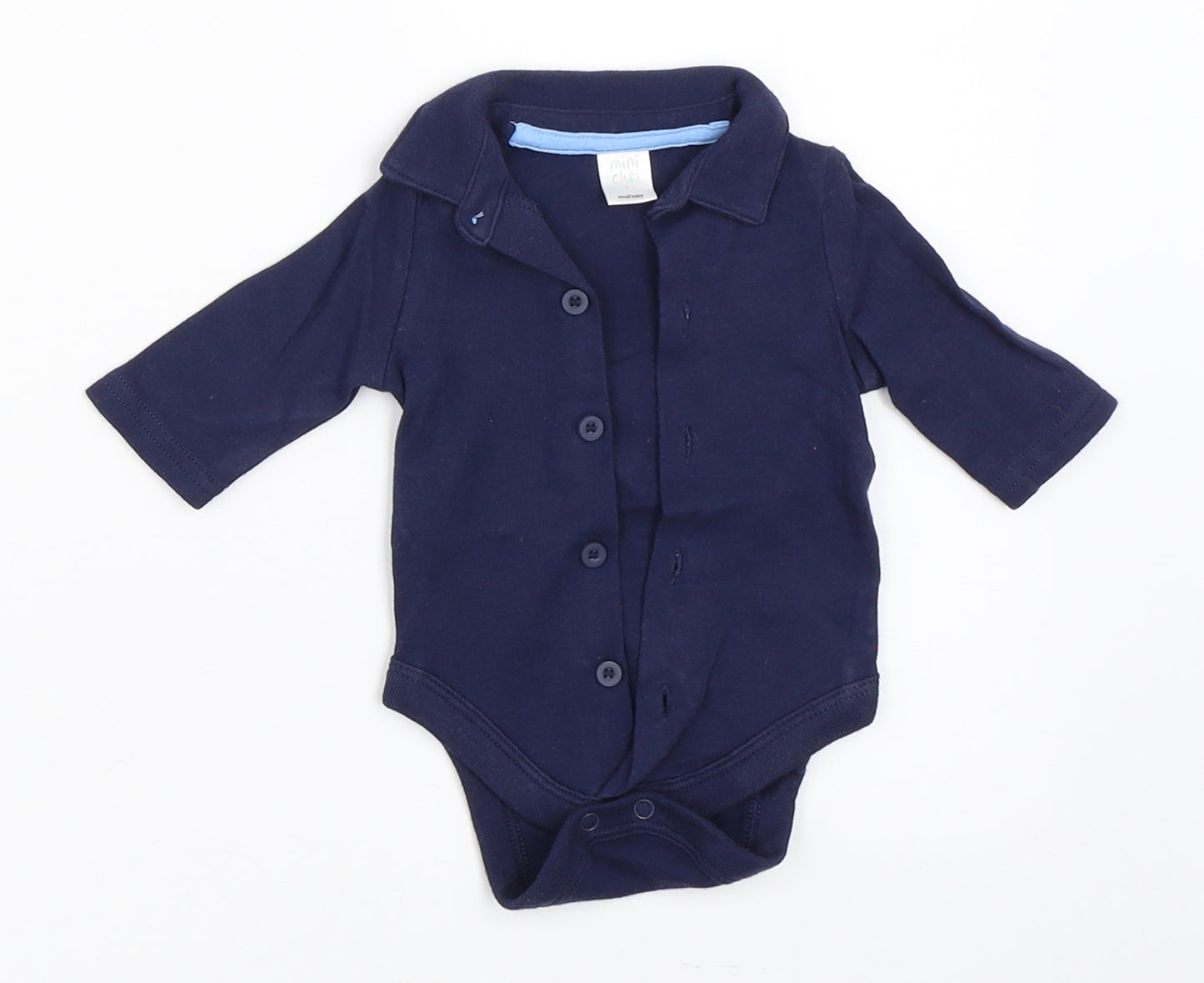 Mini Club Boys Blue   Babygrow One-Piece Size Newborn
