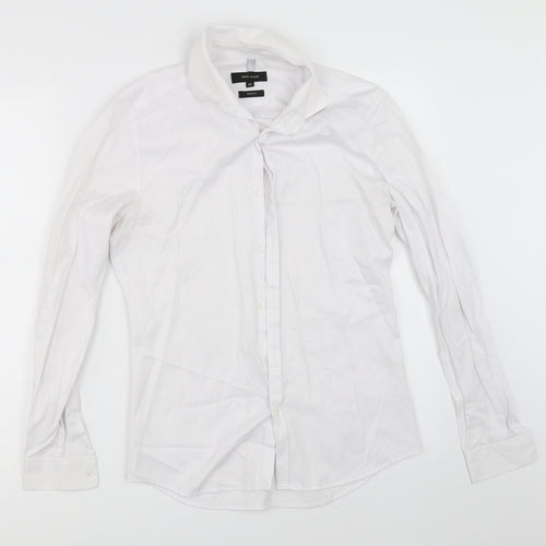 River Island Mens White    Dress Shirt Size XS