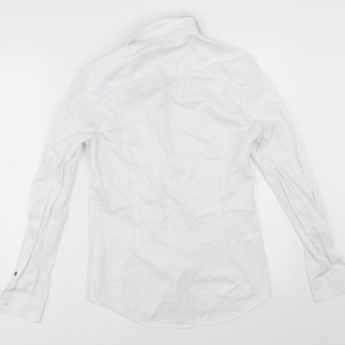 River Island Mens White    Dress Shirt Size XS