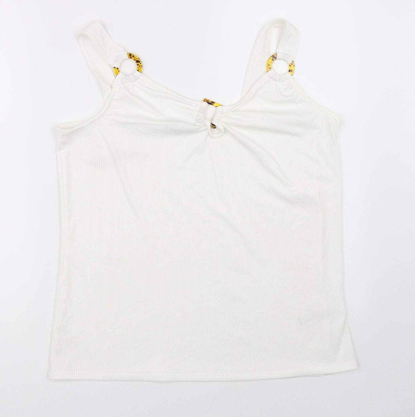 George Womens White   Basic Tank Size 16