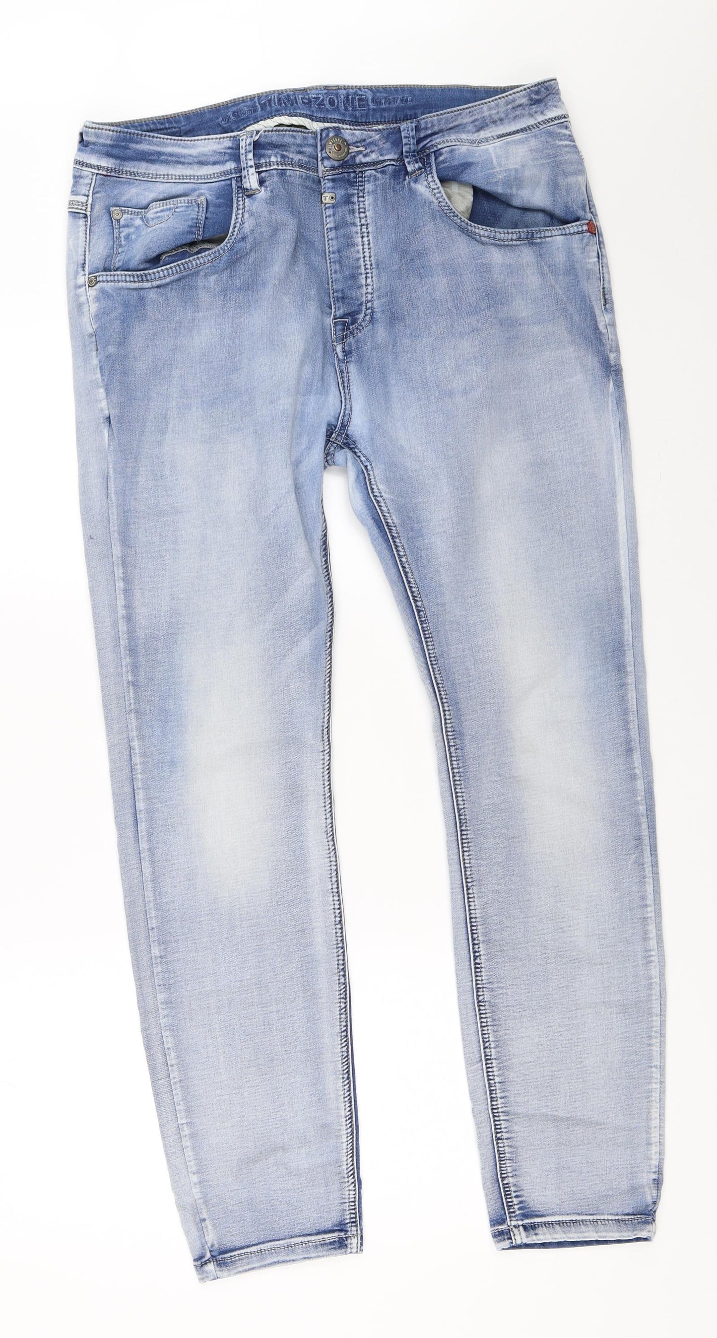 Timezone Mens Blue  Denim Skinny Jeans Size 36 in L32 in