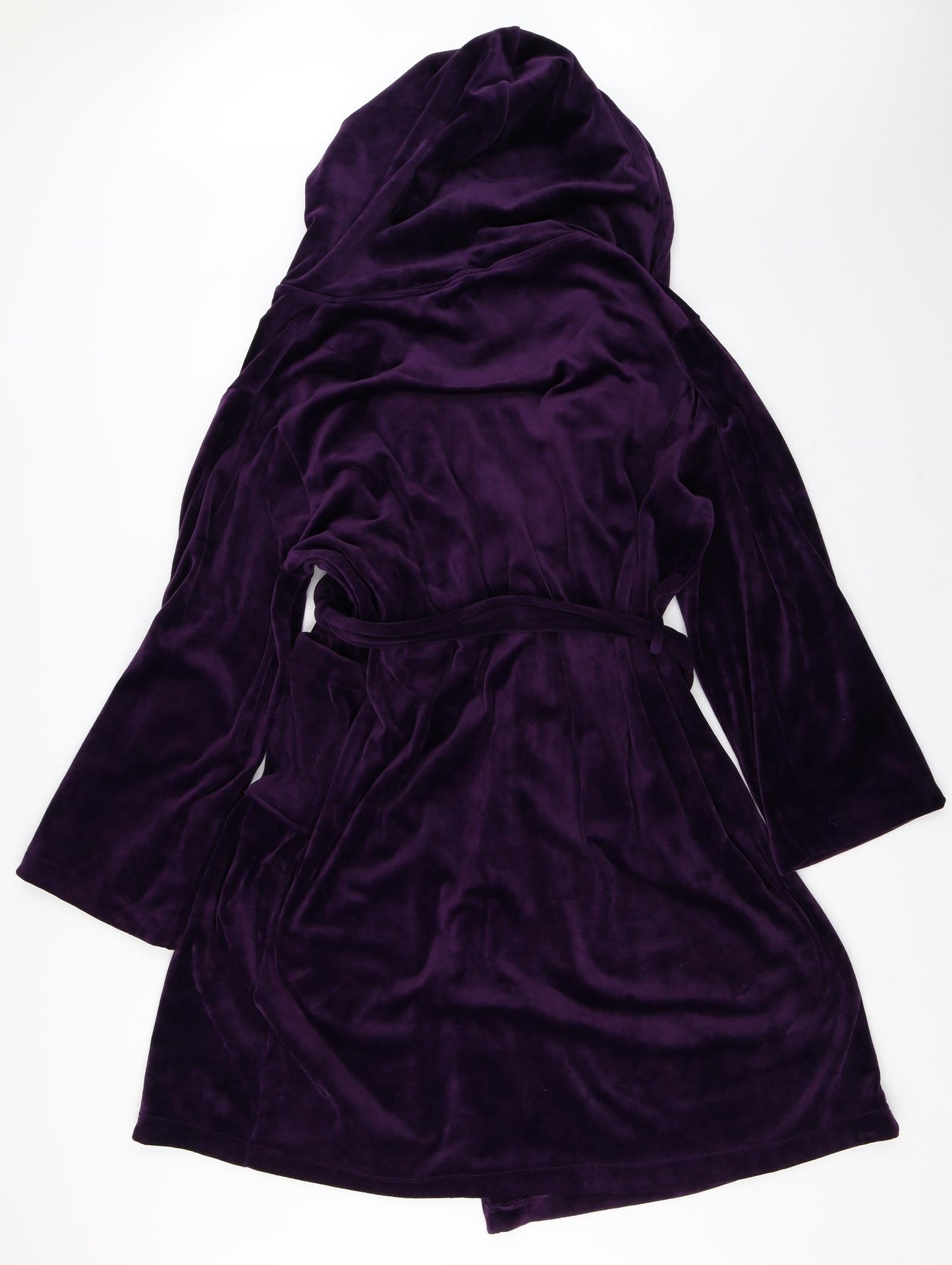 Wolf And Harte Womens Purple Solid  Top Robe Size L