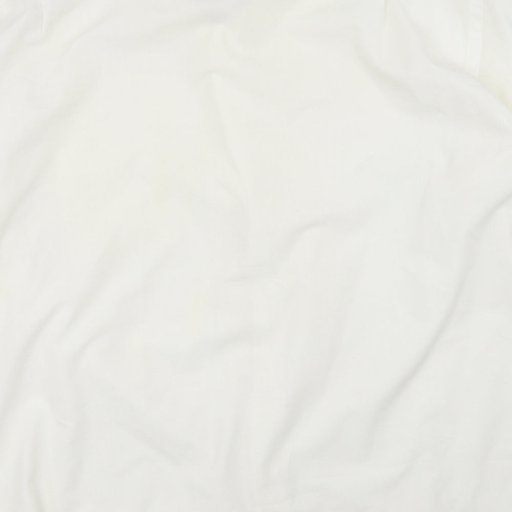 Savanti Mens White    Dress Shirt Size 16