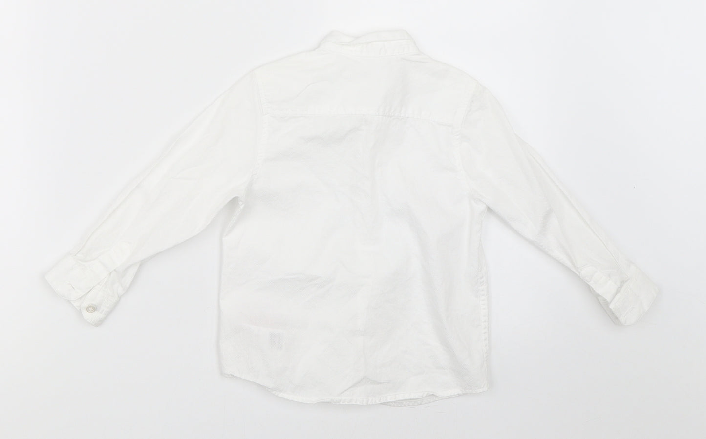 Marks and Spencer Boys White   Basic Button-Up Size 18-24 Months