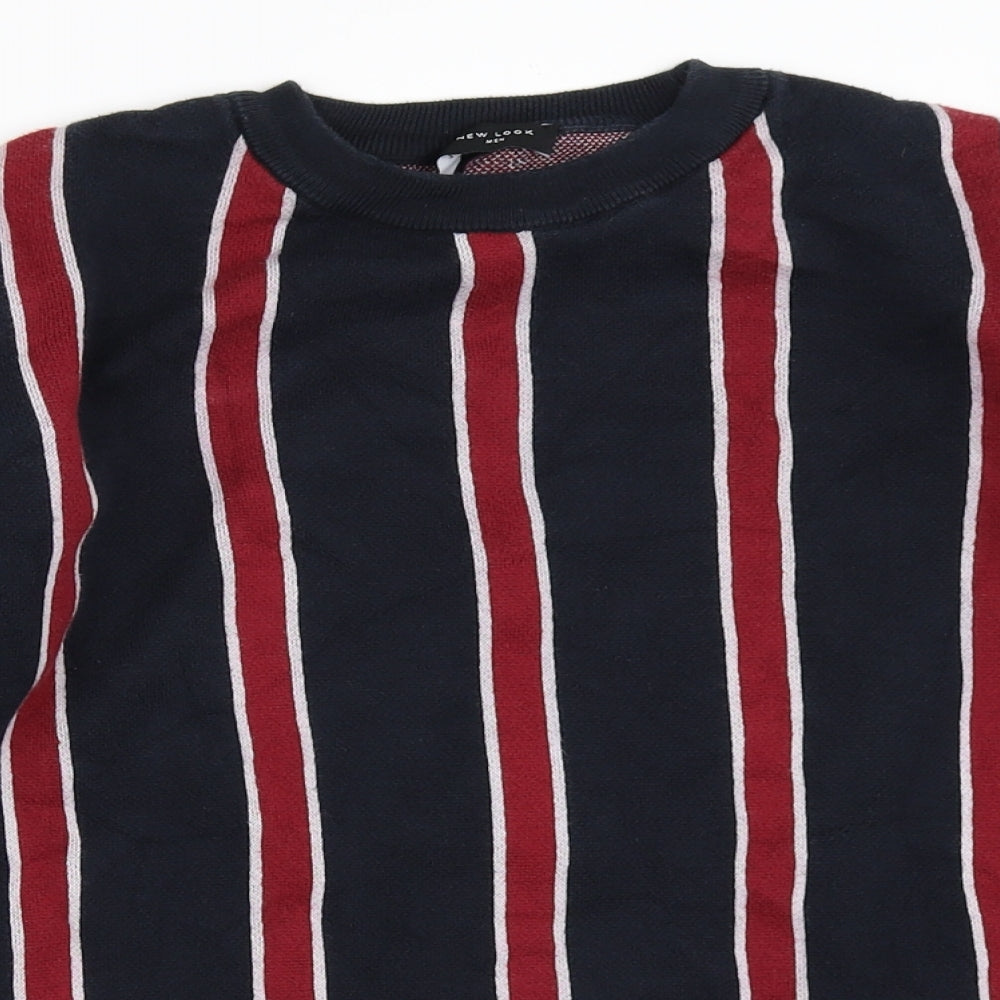 New Look Mens Blue   Pullover Sweatshirt Size M