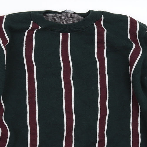 New Look Mens Green   Pullover Sweatshirt Size M