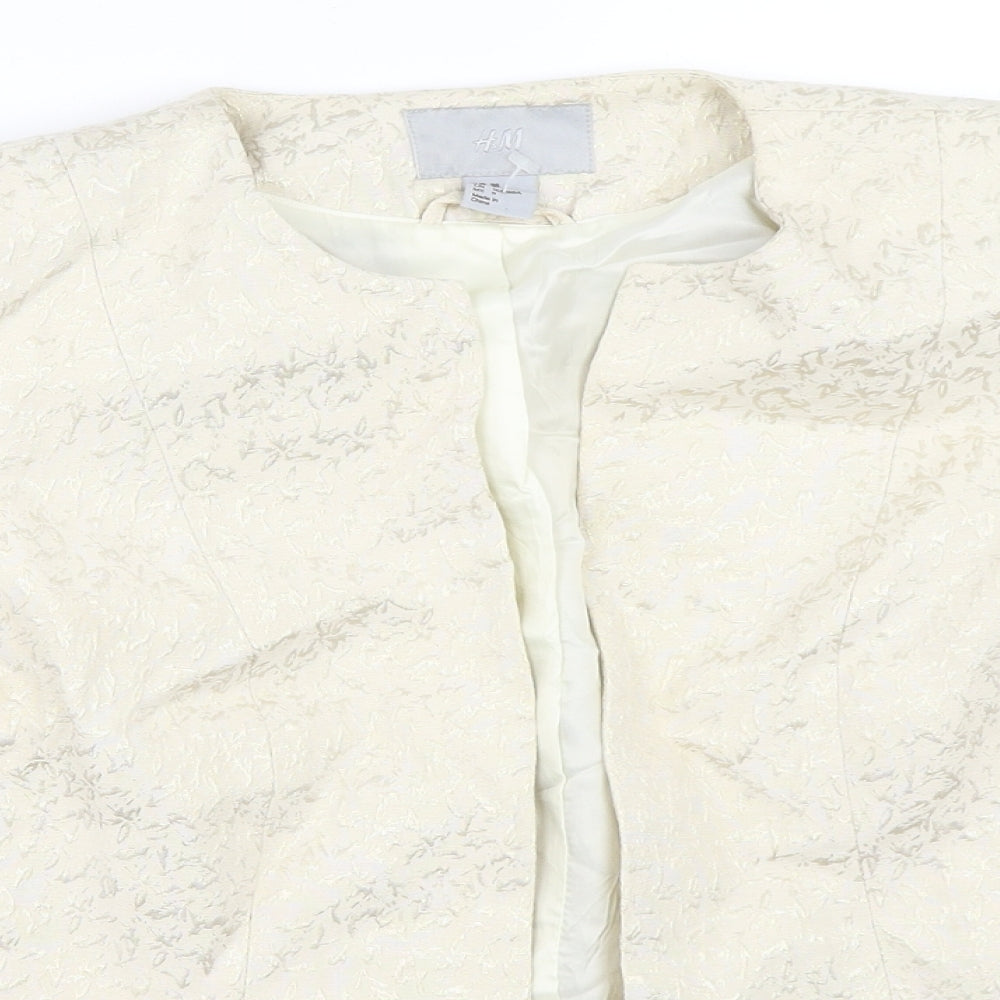 H&M Womens Beige   Jacket  Size 38