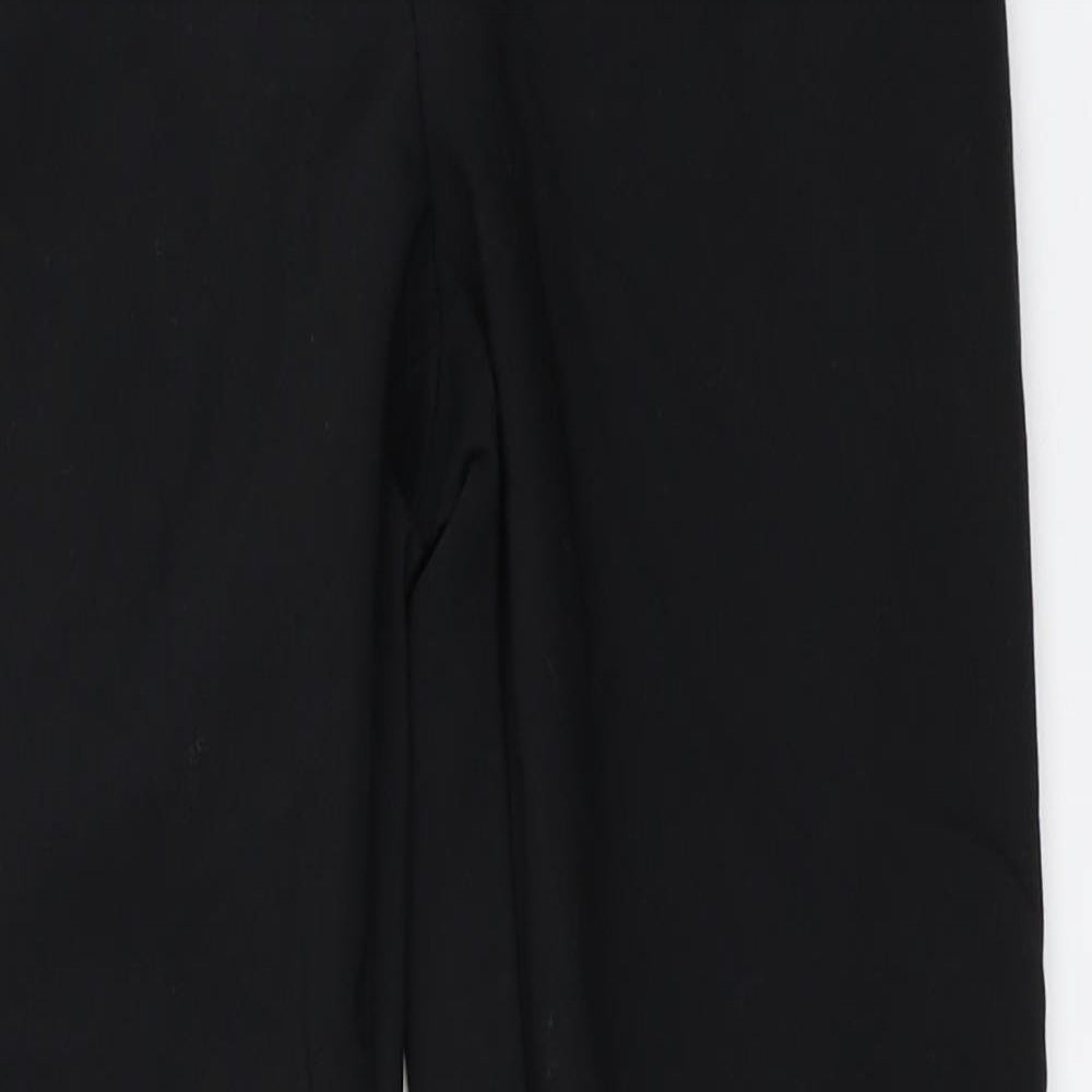 H&M Womens Black   Capri Trousers Size 8 L26.5 in