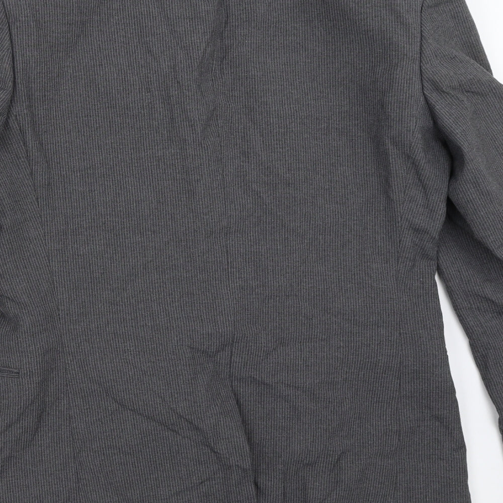 Cedar Wood State Mens Grey   Jacket Blazer Size 36