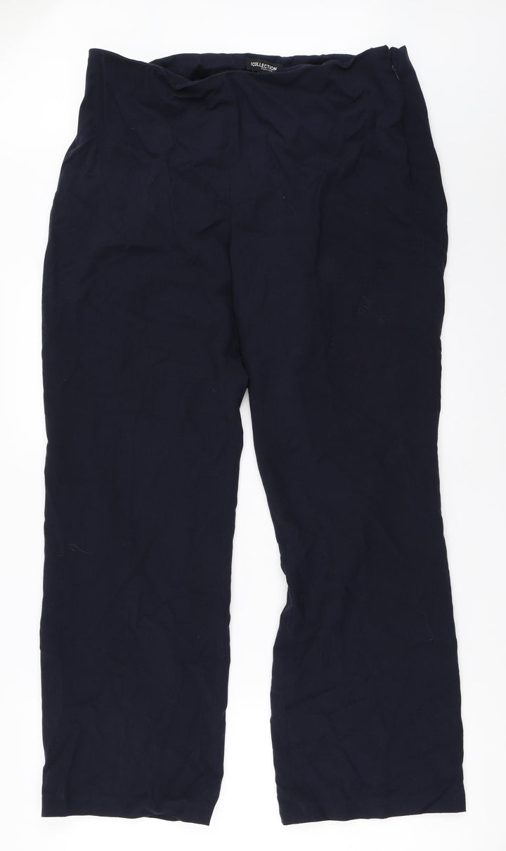 Debenhams Womens Blue Trousers Size 34 in L30 in