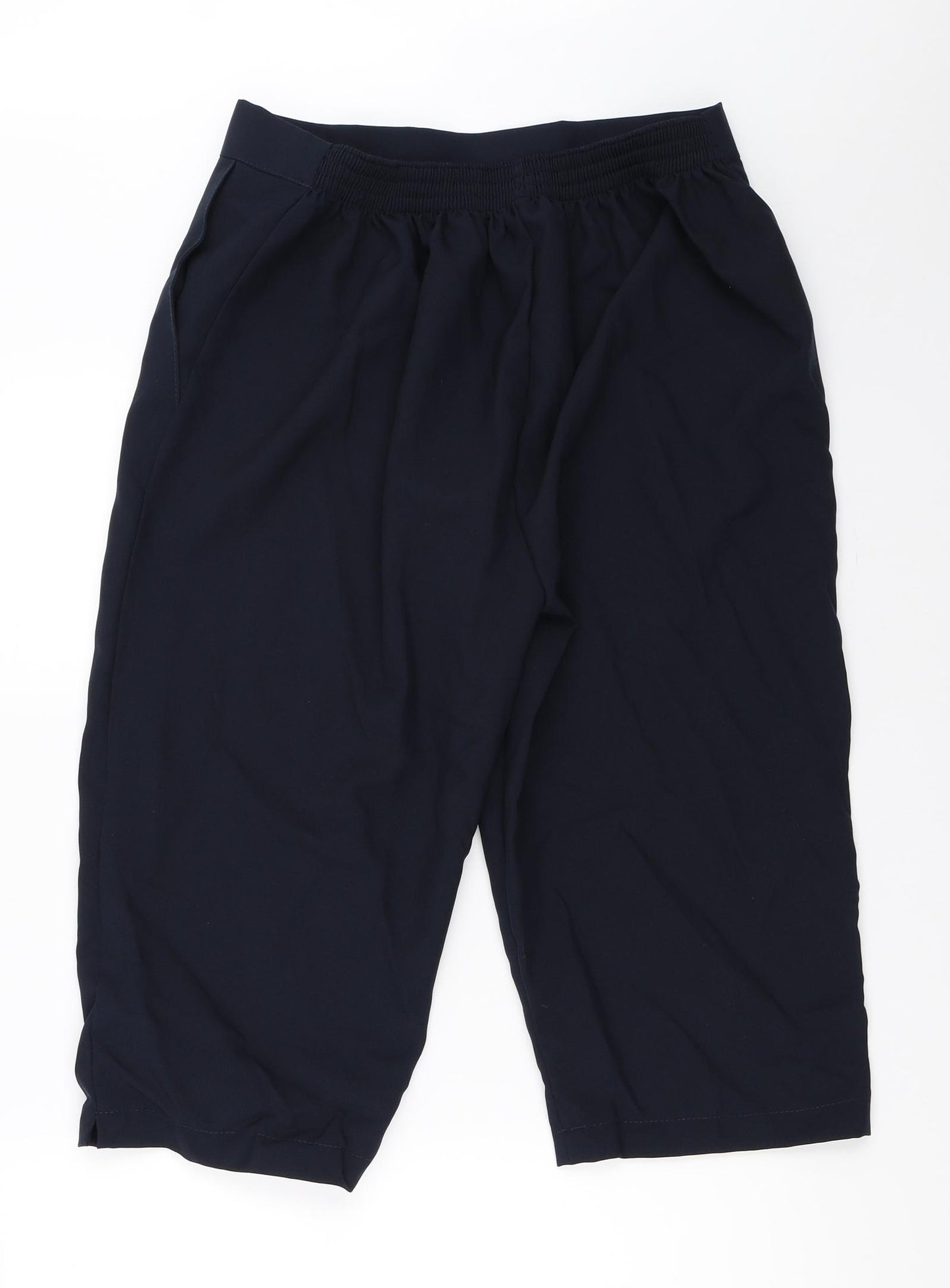 Preworn Womens Blue   Cropped Trousers Size 18