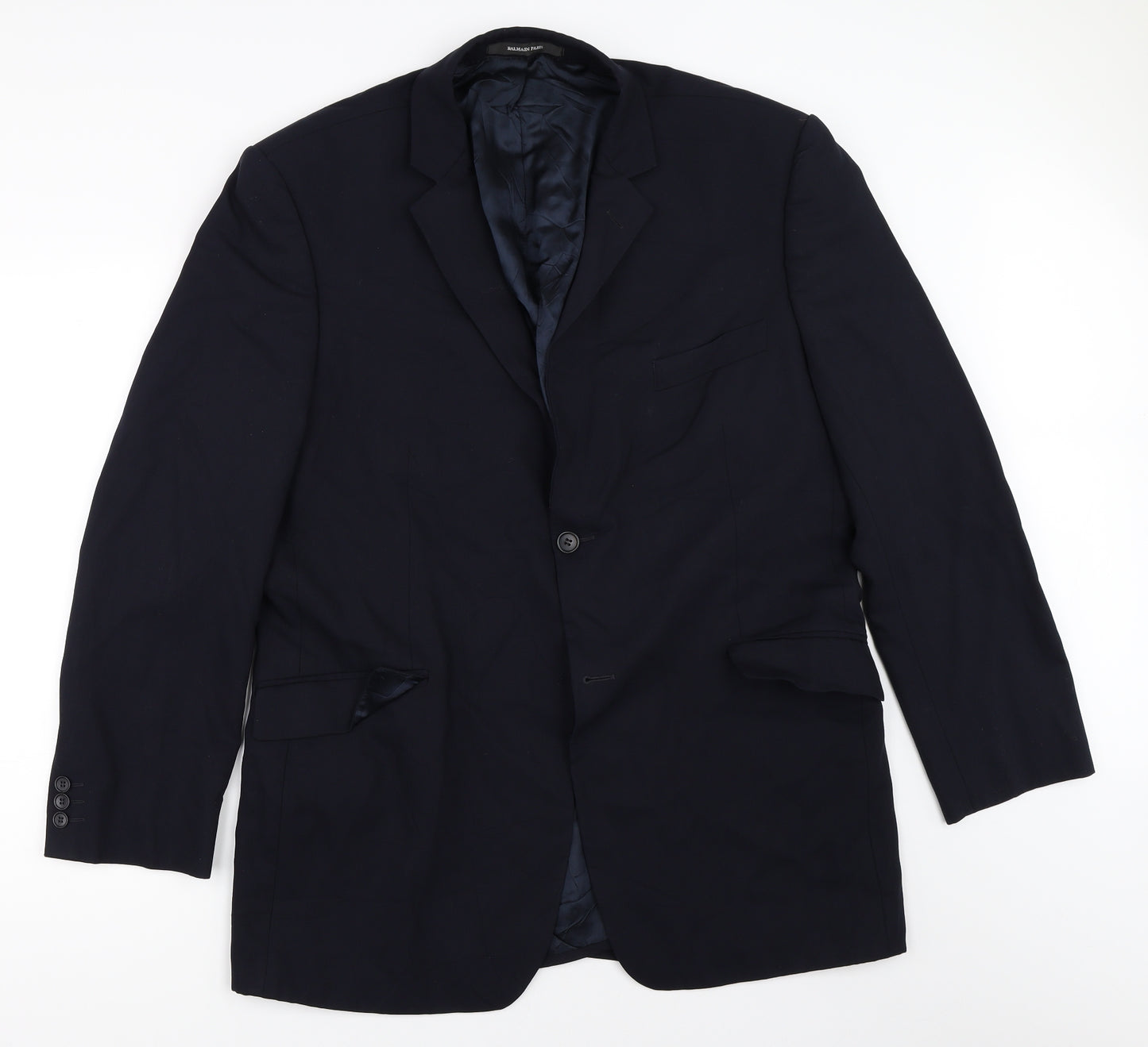 Balmain Paris Mens Blue   Jacket Blazer Size 44