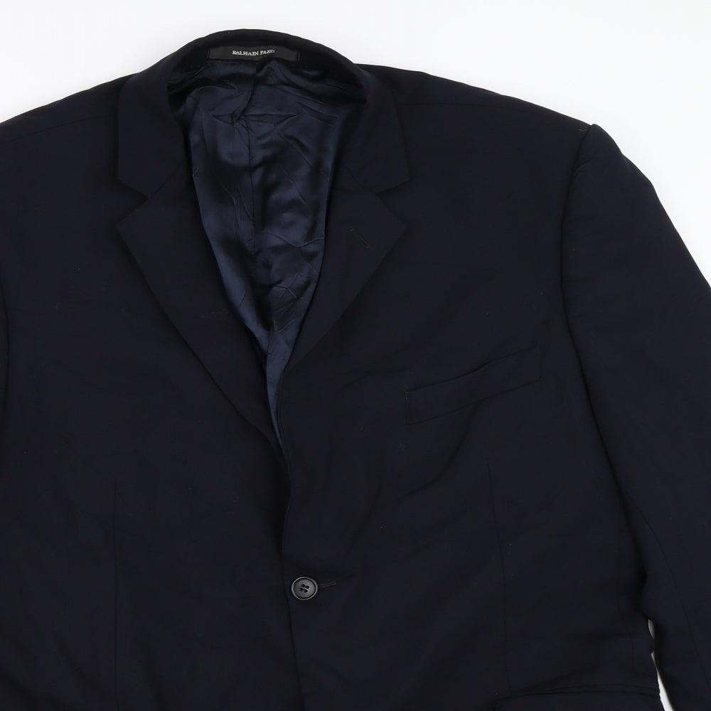 Balmain Paris Mens Blue   Jacket Blazer Size 44