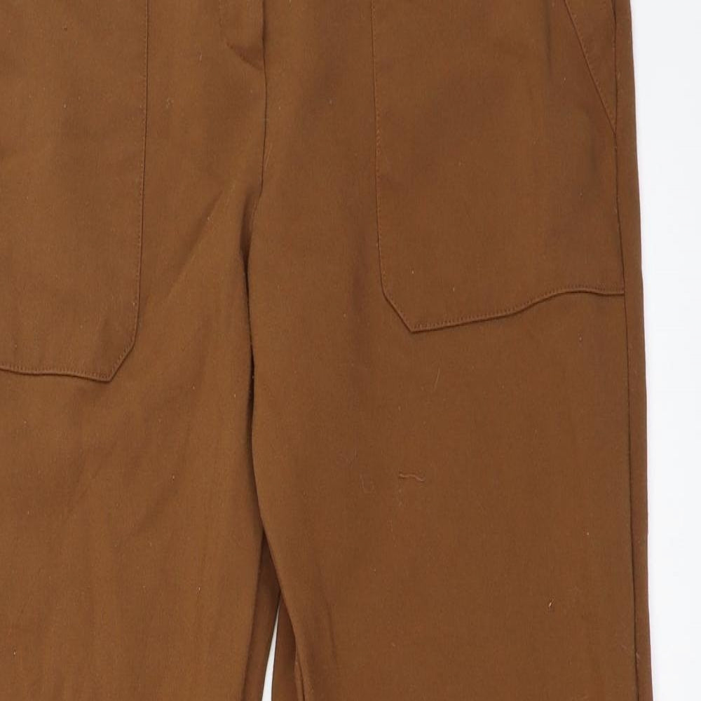 Mango Womens Brown   Trousers  Size 40 L32 in