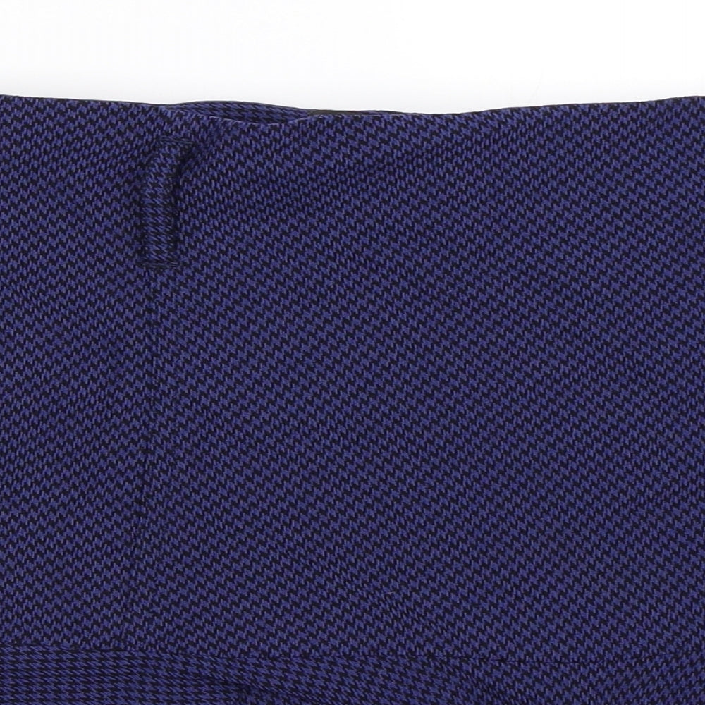 Papaya Womens Blue   Mini Skirt Size 10