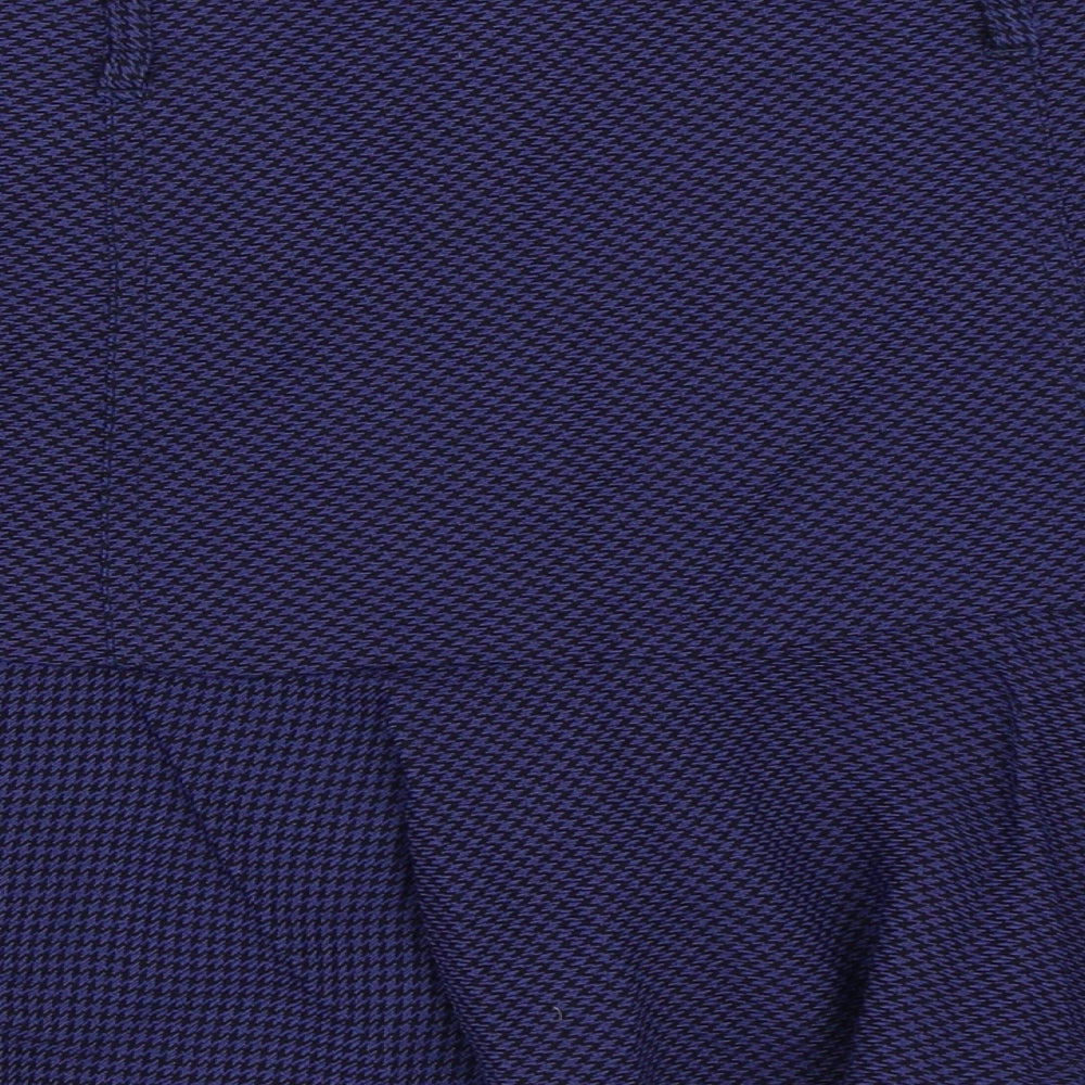 Papaya Womens Blue   Mini Skirt Size 10