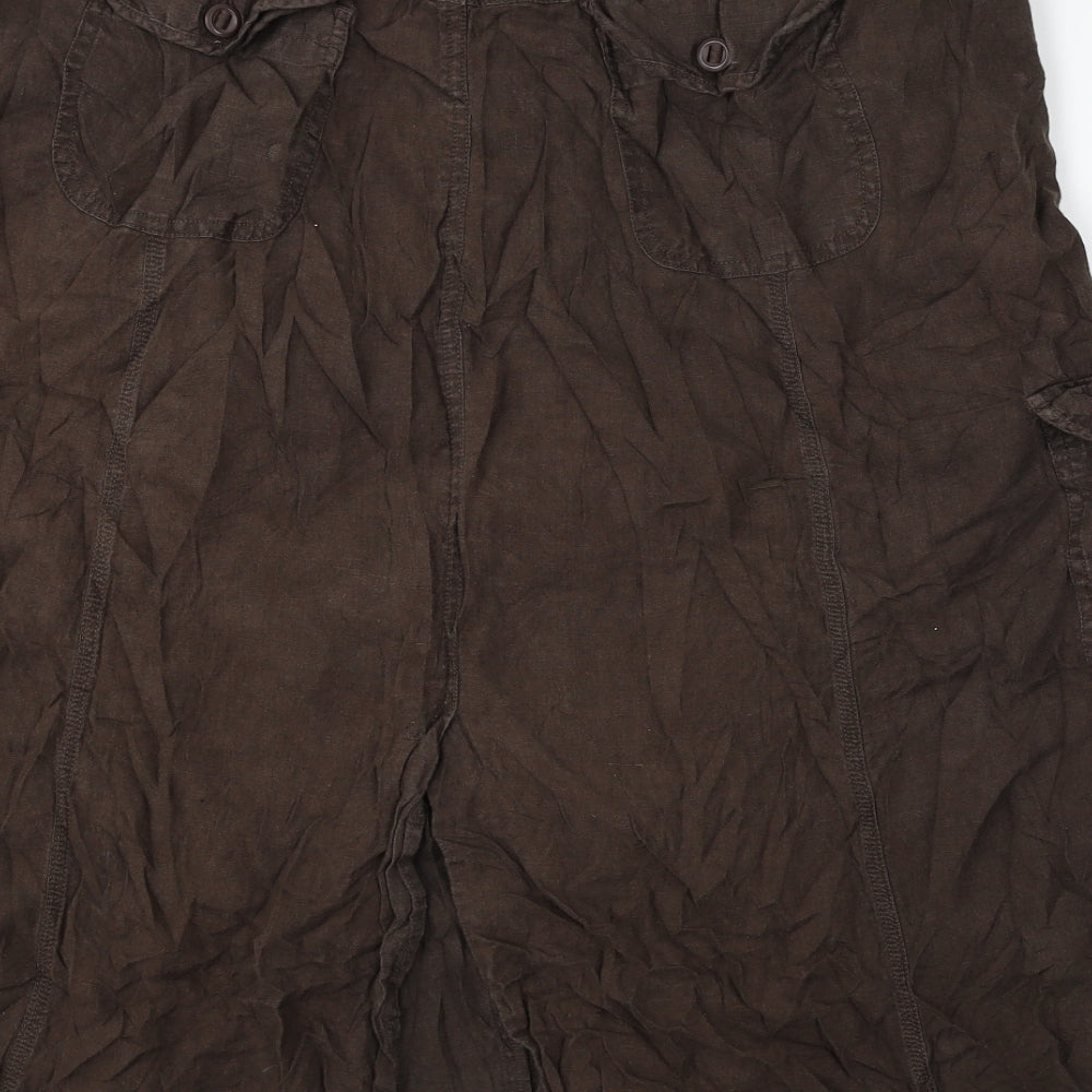 Marks and Spencer  Womens Brown   A-Line Skirt Size 22