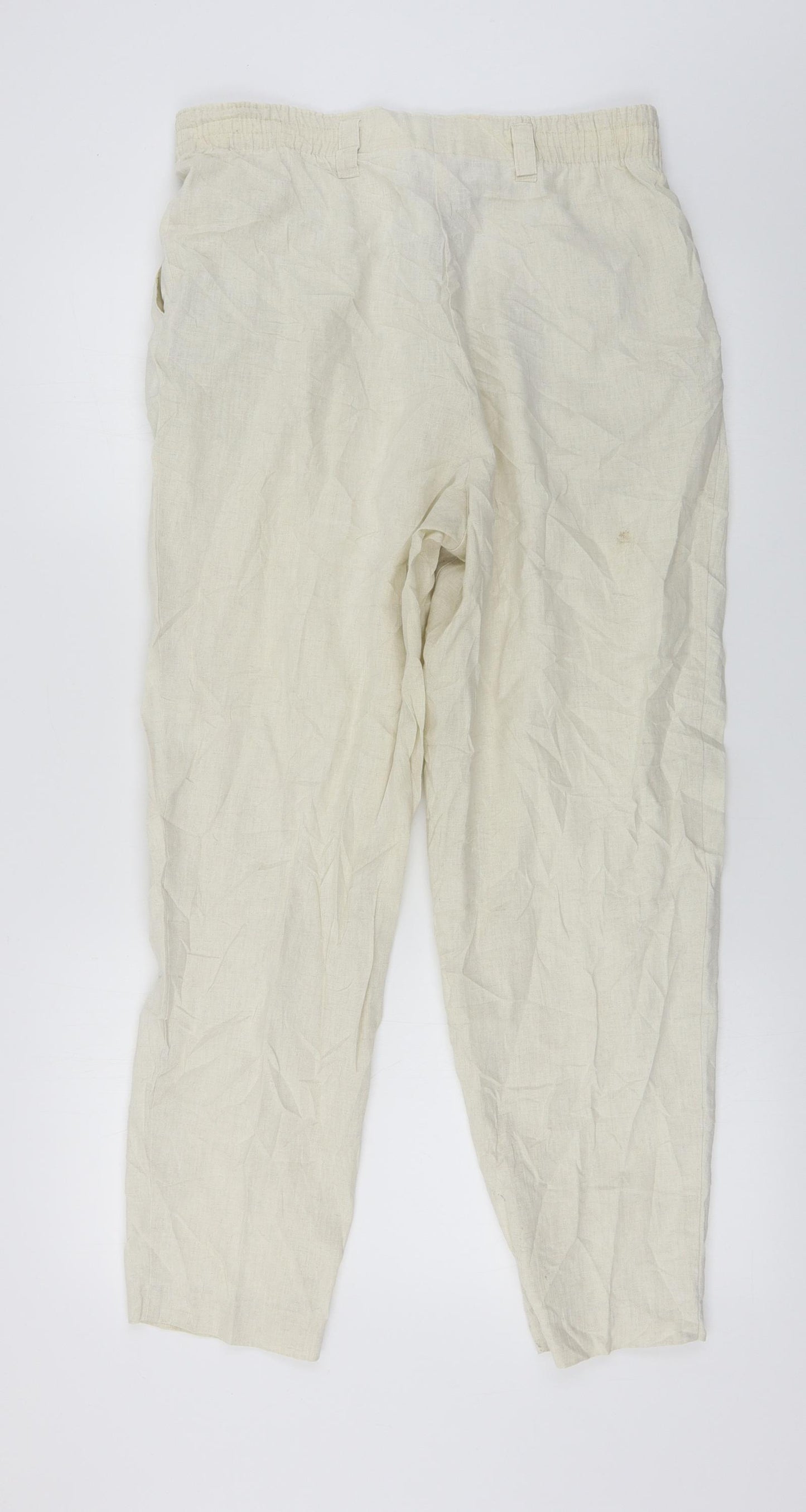 St michael      Womens Beige   Trousers  Size 14 L25 in