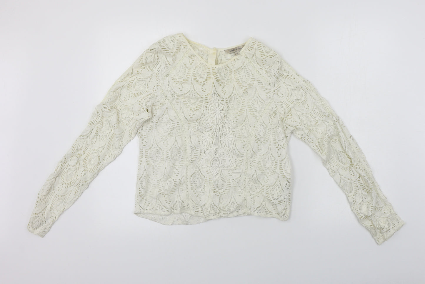 Leather Limited  Womens Beige   Pullover Jumper Size 16