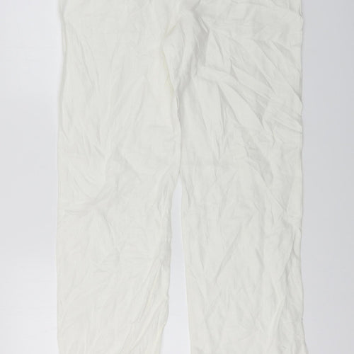Couleurs D'ete  Womens White   Trousers  Size 12 L25 in