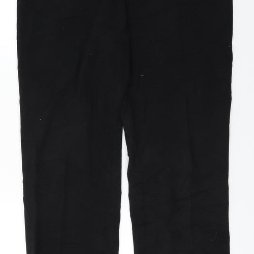 Marks and Spencer  Womens Black   Trousers  Size 12 L26 in
