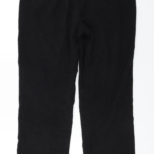 Marks and Spencer  Womens Black   Trousers  Size 12 L26 in