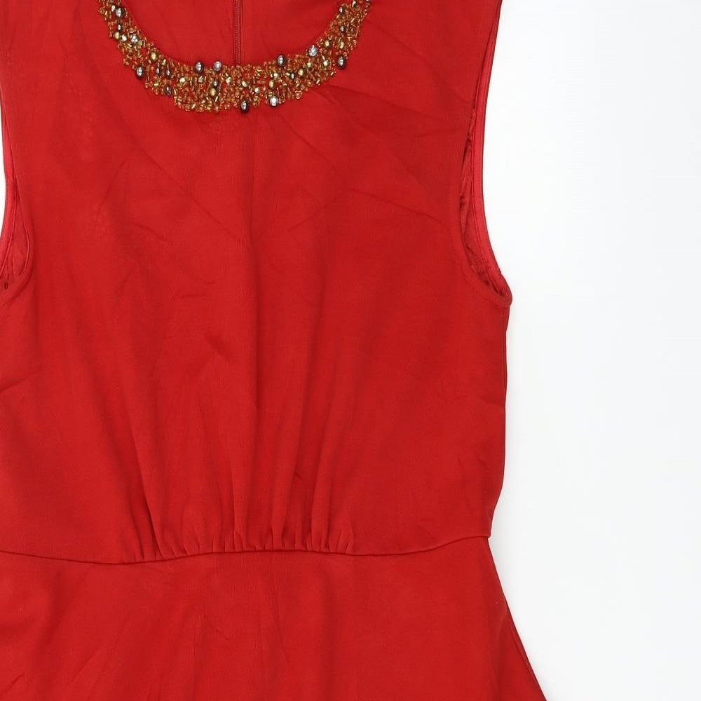 Yumi  Womens Red   A-Line  Size 14