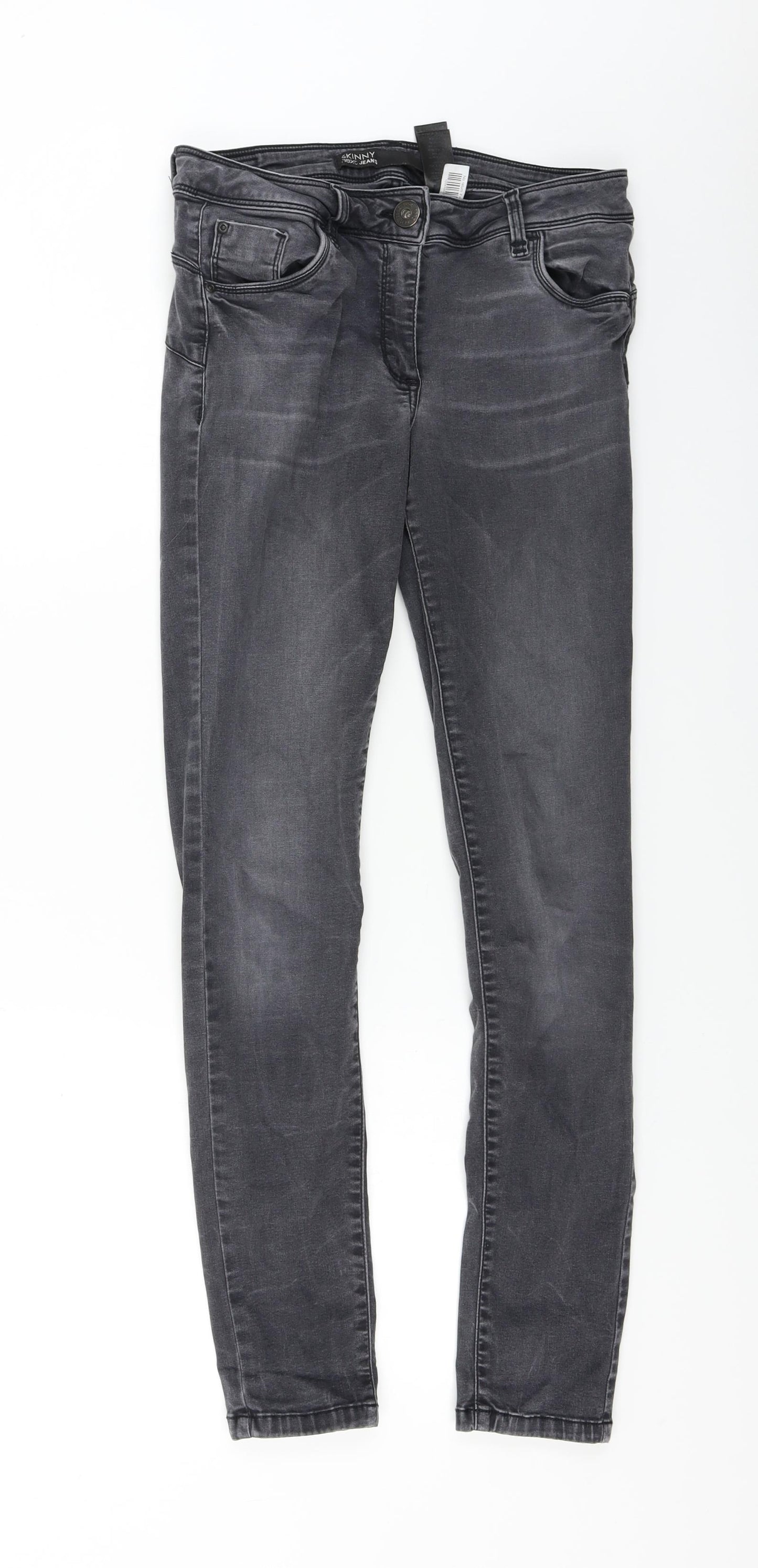 NEXT  Womens Grey   Skinny Jeans Size 10 L24 in