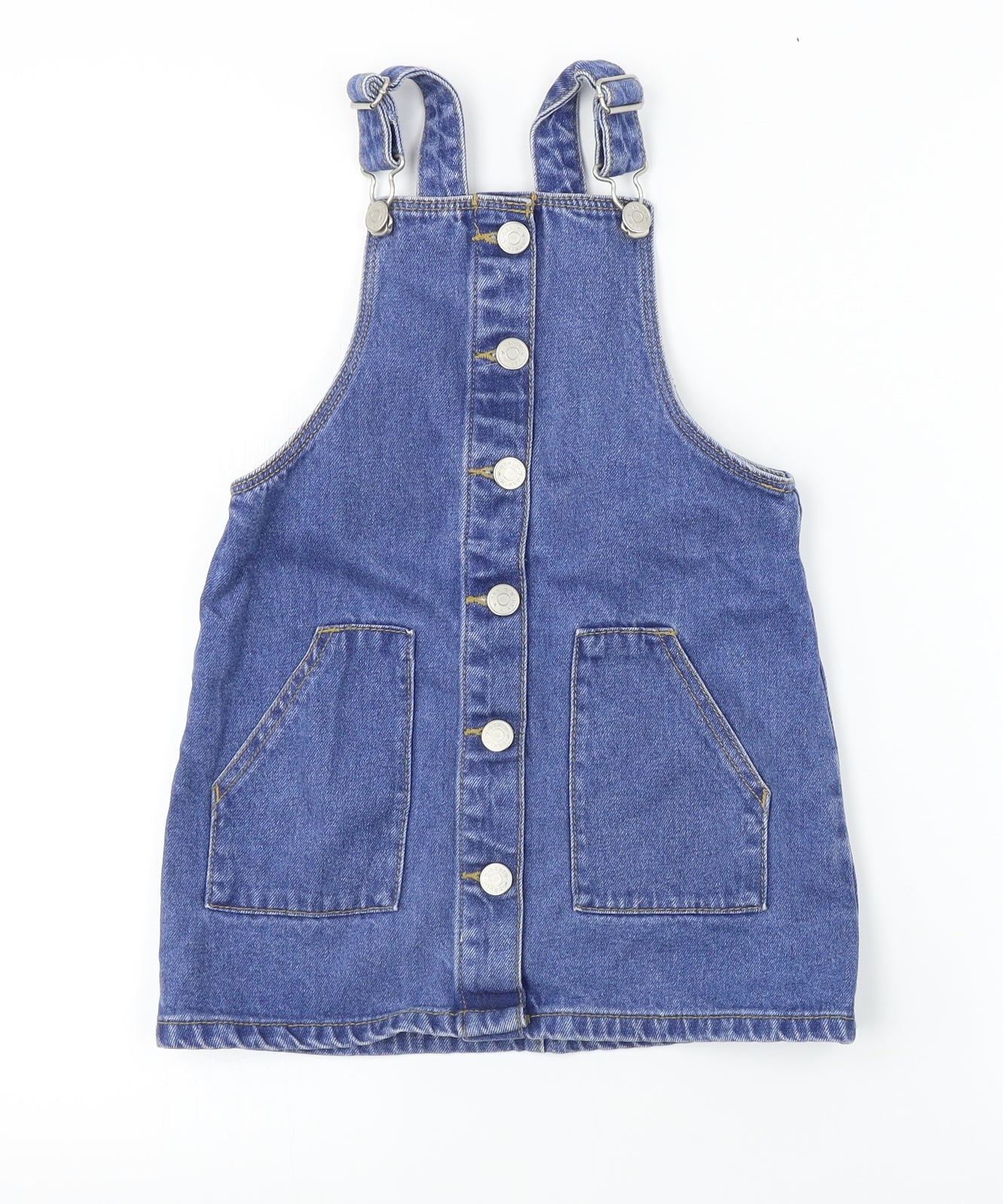 TU Girls Blue   Dungaree One-Piece Size 5 Years