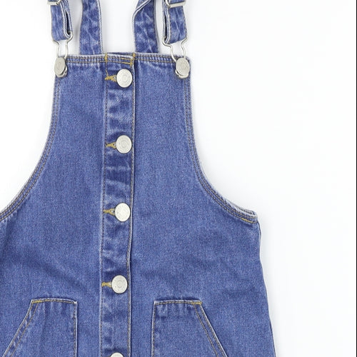 TU Girls Blue   Dungaree One-Piece Size 5 Years