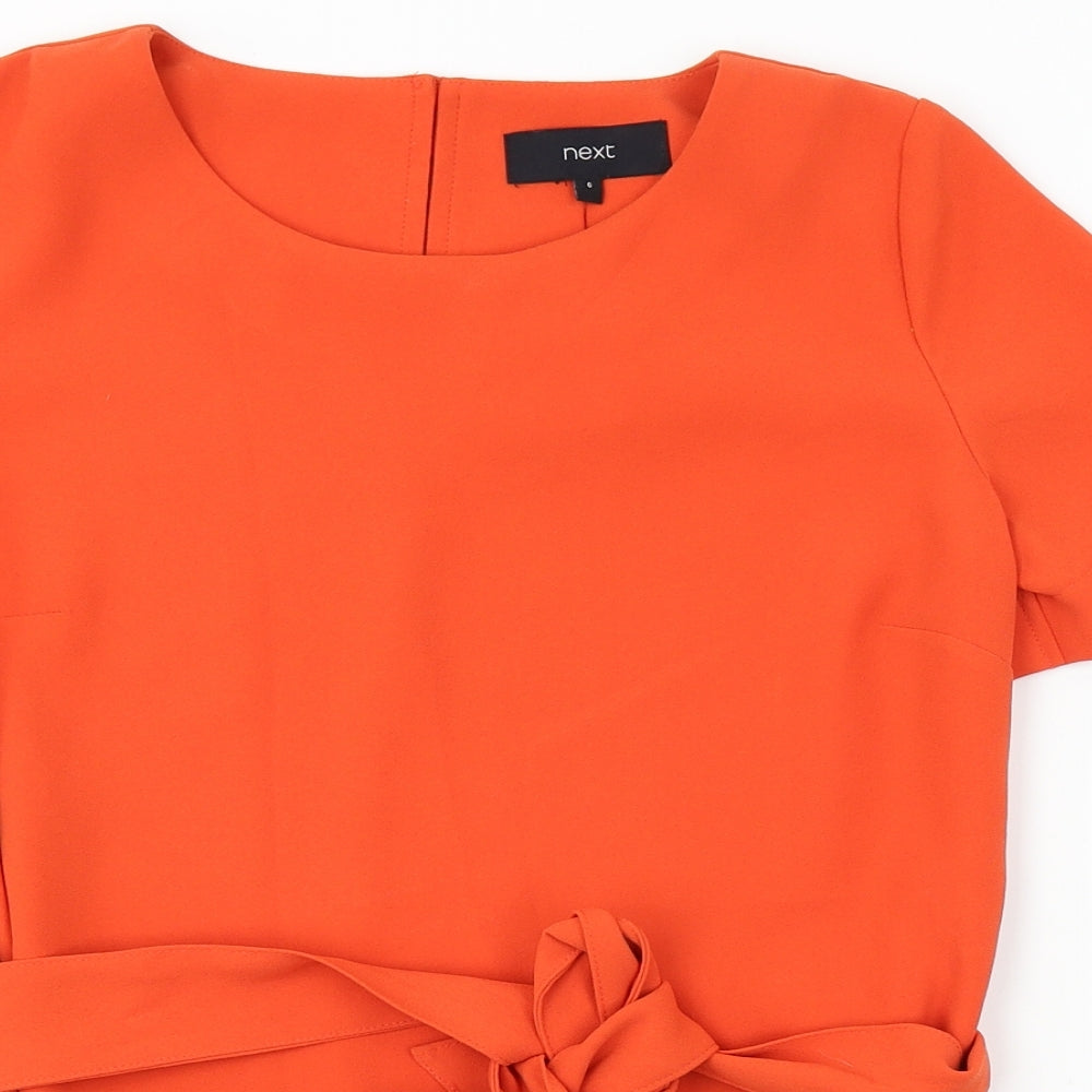 NEXT  Womens Orange   Basic T-Shirt Size 6