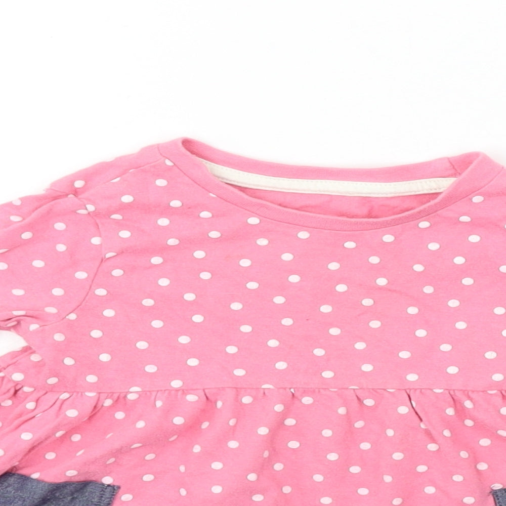 Young Dimension  Girls Pink   Basic T-Shirt Size 12-18 Months