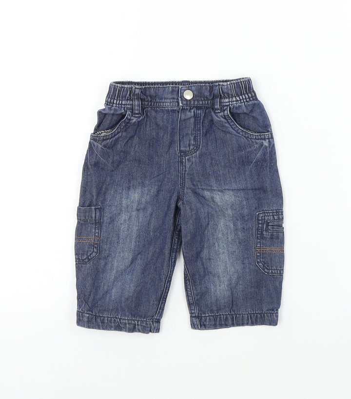 Cherokee Boys Blue Trousers Size 3-6 Months