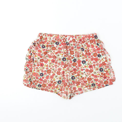 Matalan  Girls Red Floral  Cropped  Size 3-6 Months