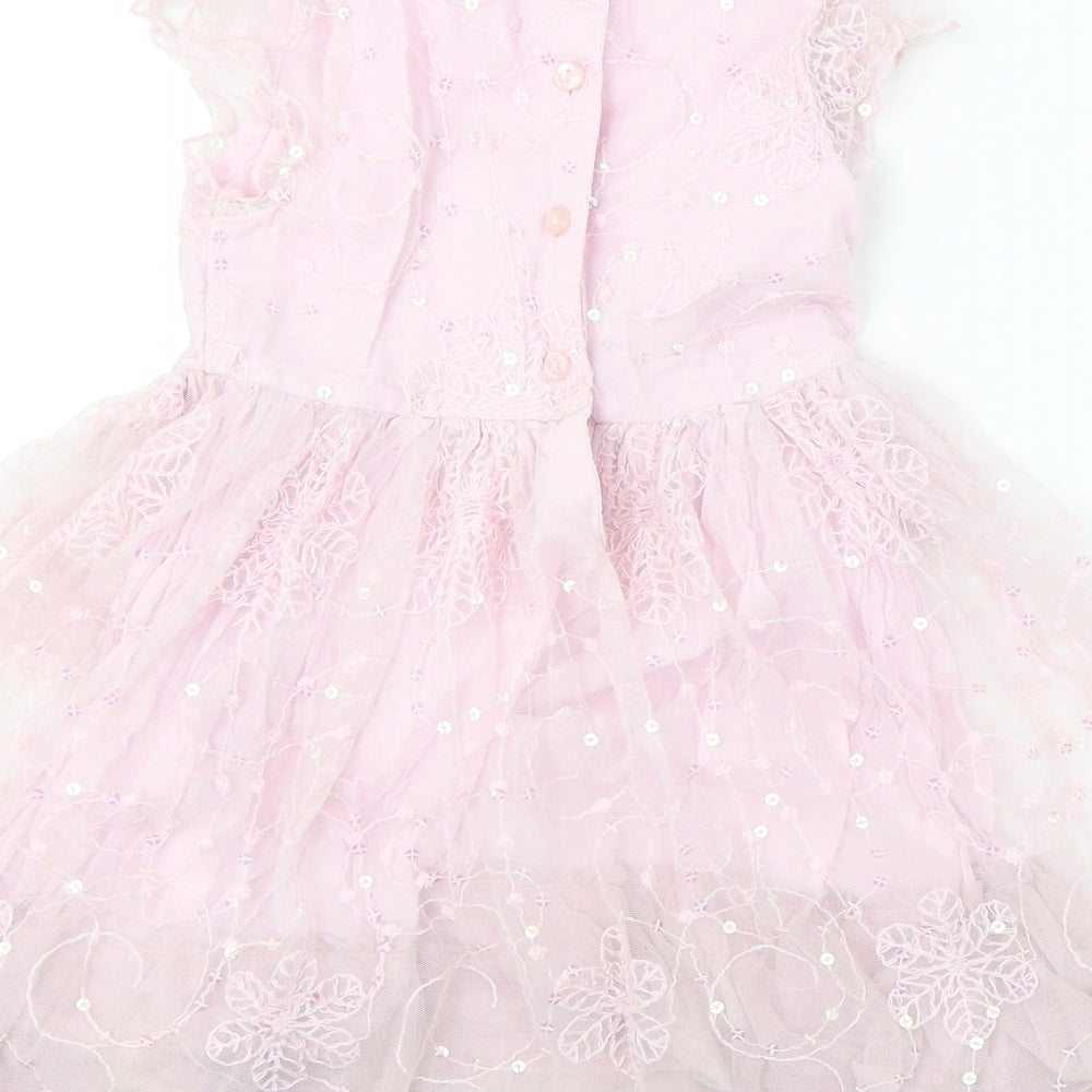 Young Dimension  Girls Pink   A-Line  Size 2-3 Years