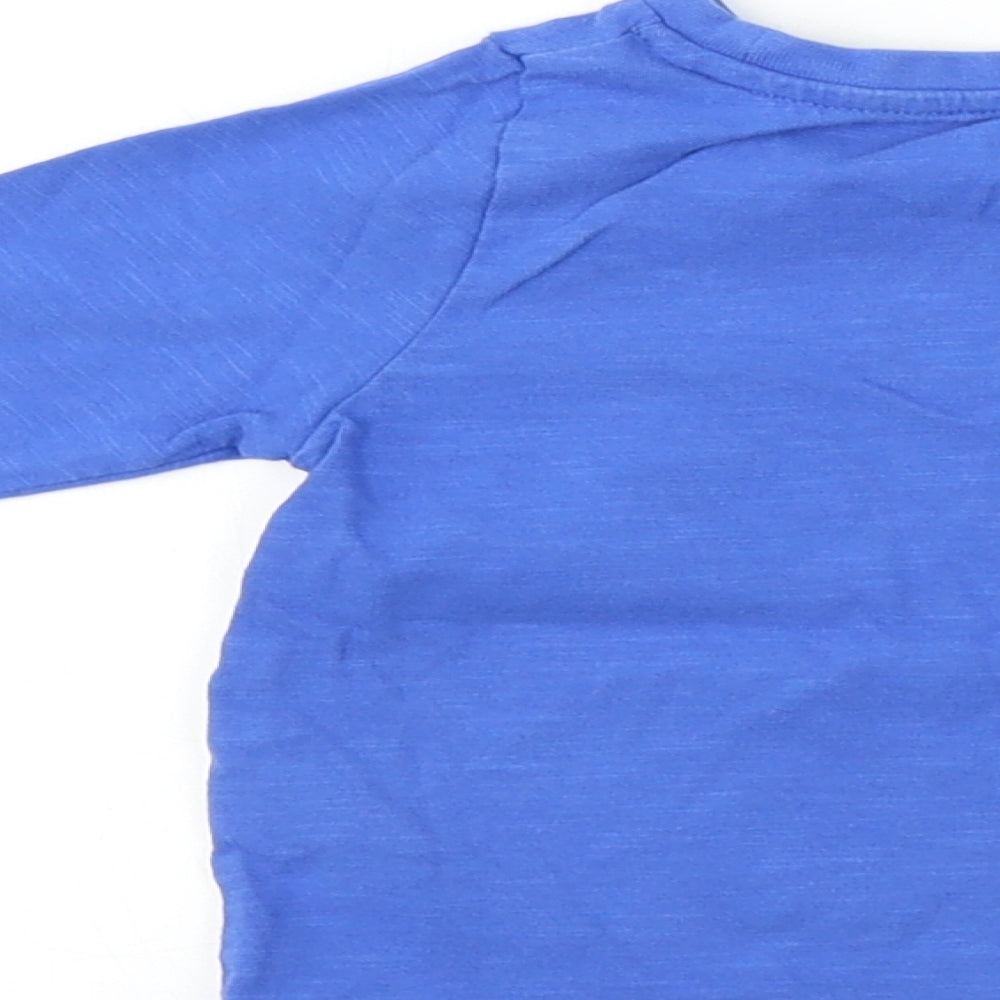 Marks and Spencer  Boys Blue   Basic T-Shirt Size 6-9 Months