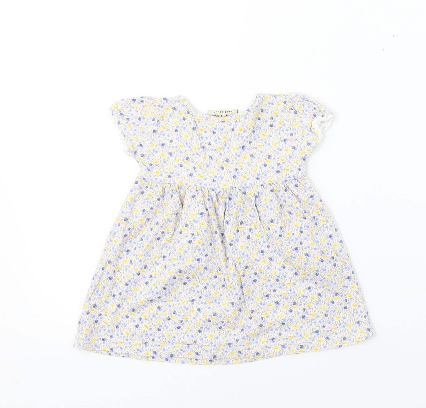 NEXT   White Floral  A-Line  Size 9-12 Months