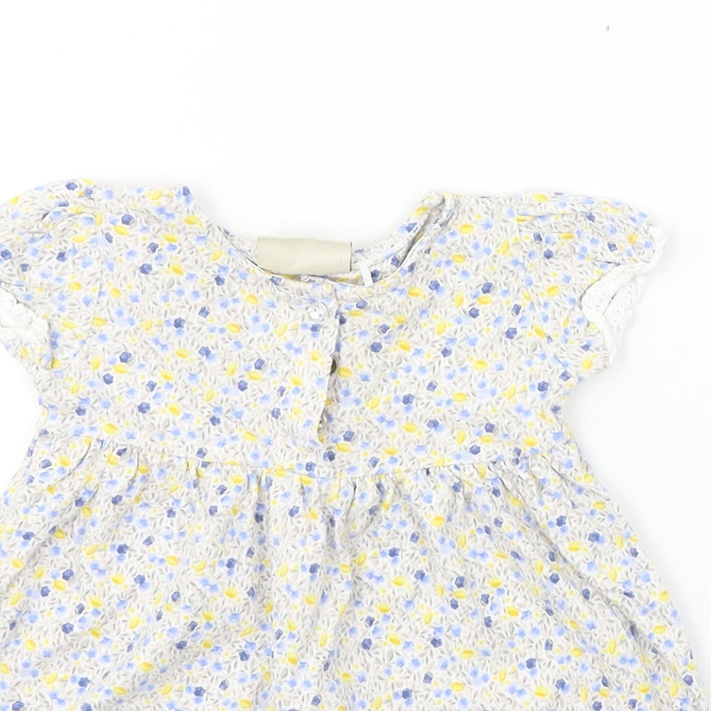 NEXT   White Floral  A-Line  Size 9-12 Months