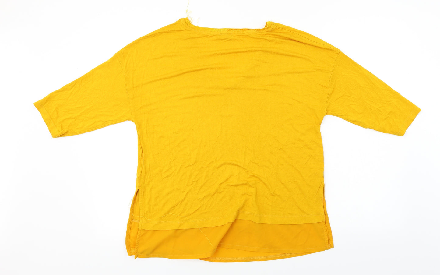 F&F  Womens Yellow   Basic T-Shirt Size 14