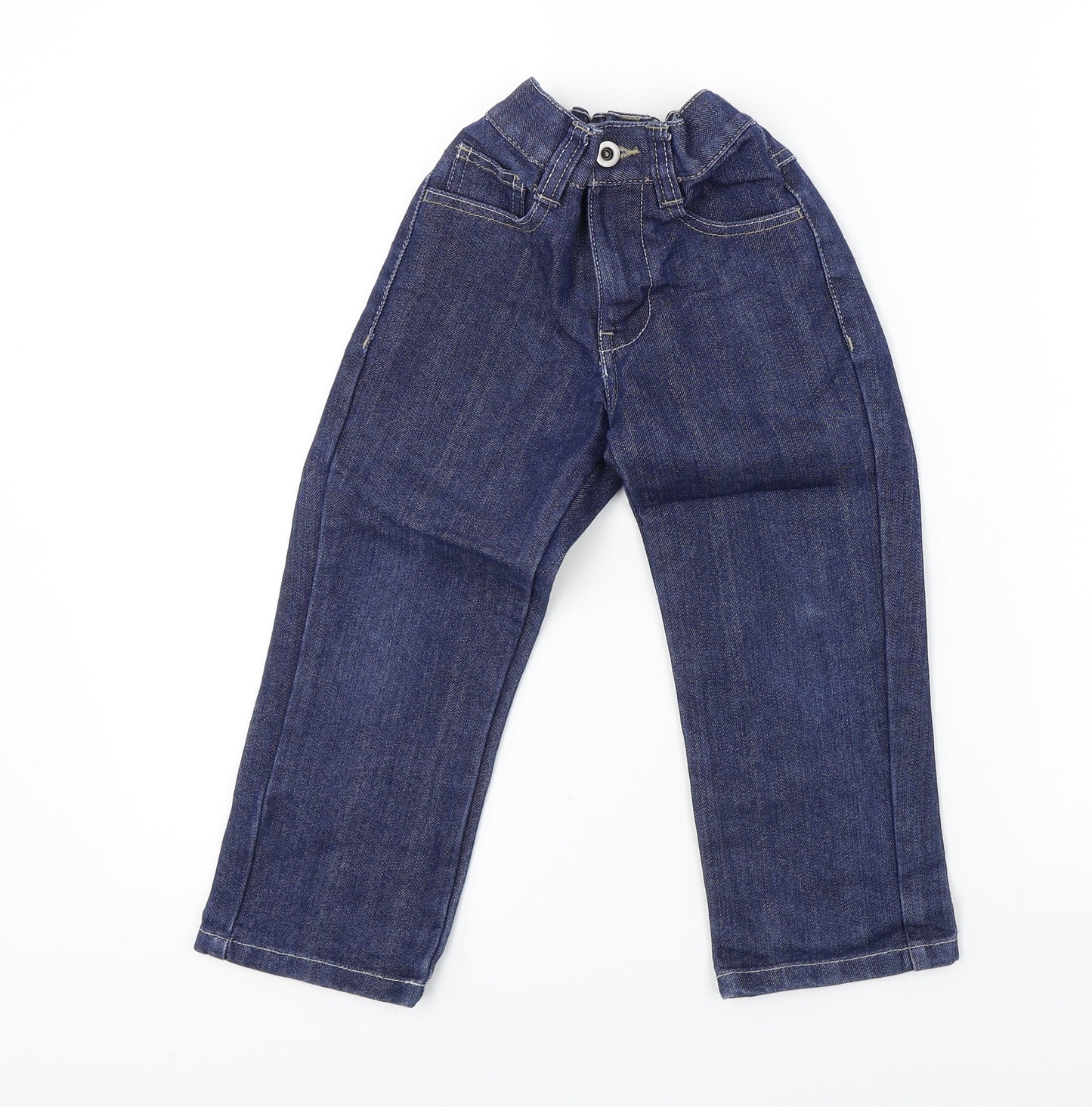 George  Boys Blue   Chino Trousers Size 4-5 Years