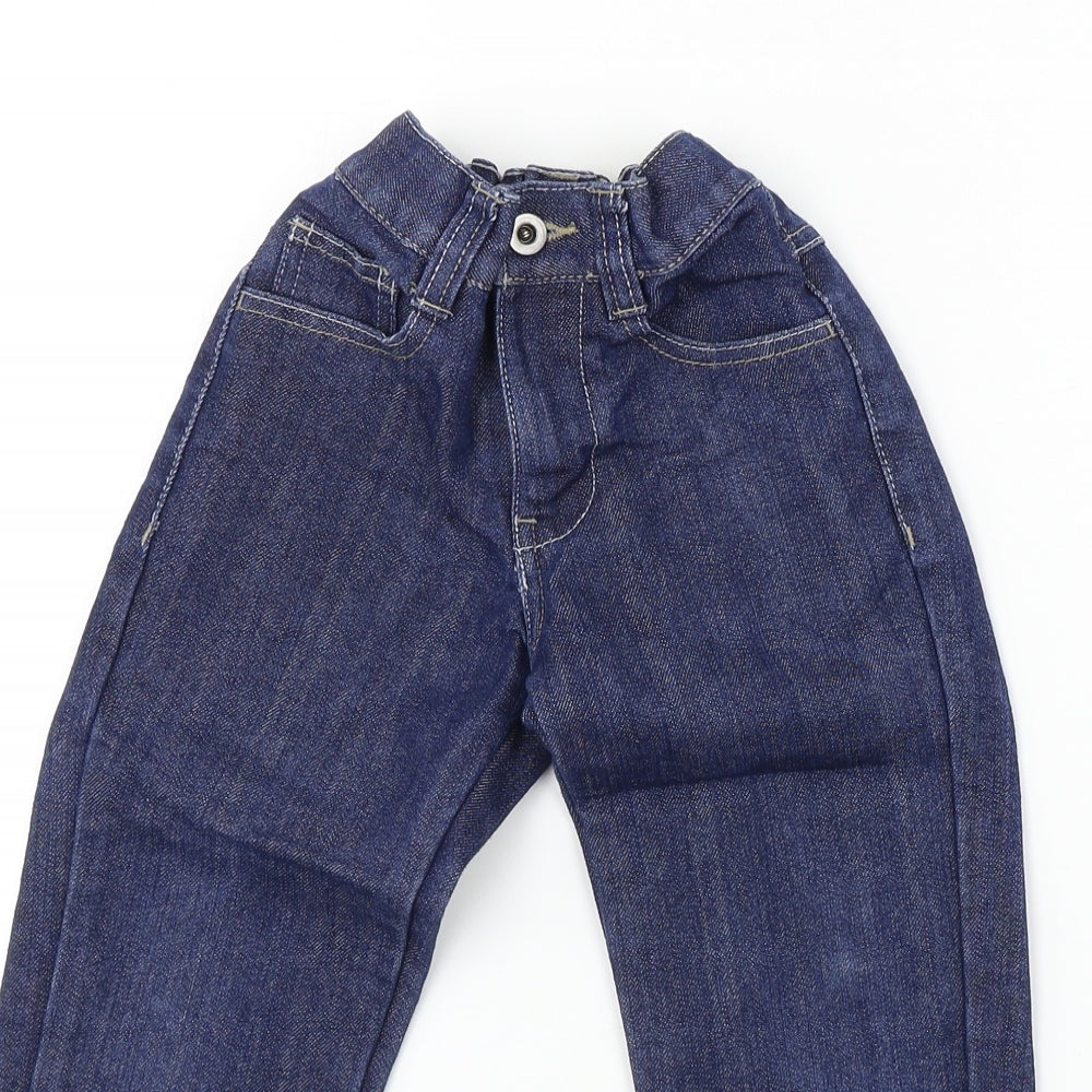 George  Boys Blue   Chino Trousers Size 4-5 Years